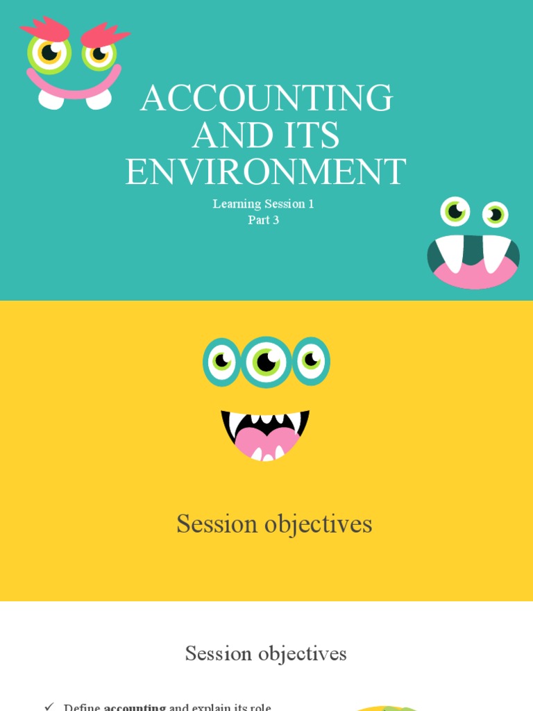 LS 1 - ACCOUNTING AND ITS ENVIRONMENT Part 3 | PDF | Accounting ...