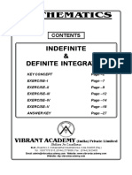 Indefinite Definite Integration XII