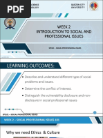 Week 2 Introduction To Social and Professional Issues