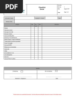 CM-510.10 Dozer Checklist