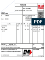 Tax Invoice: Bajaj Electronics - Attapur