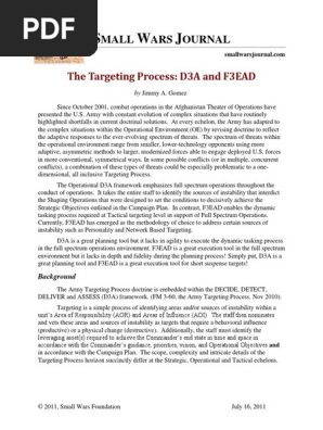 The Targeting Process