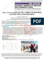 Rectification of Tilt-Shift in Double - D Type Well Foundation