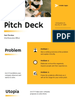 Yellow Professional Gradient App Development Pitch Deck Presentation
