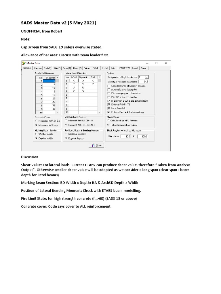 SADS 16 Guidelines and Updates | PDF | Beam (Structure) | Bending