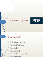 Funciones lógicas y ciclos en R