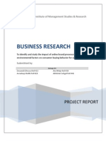 Business Research: Project Report