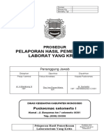 8.1.4.a Pelaporan Hasil Pemeriksaan Laboratorium Yang Kritis