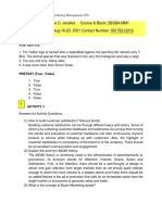 Jesalva, Ayessa Collette D. 0 MODULE 3 Answer Sheet