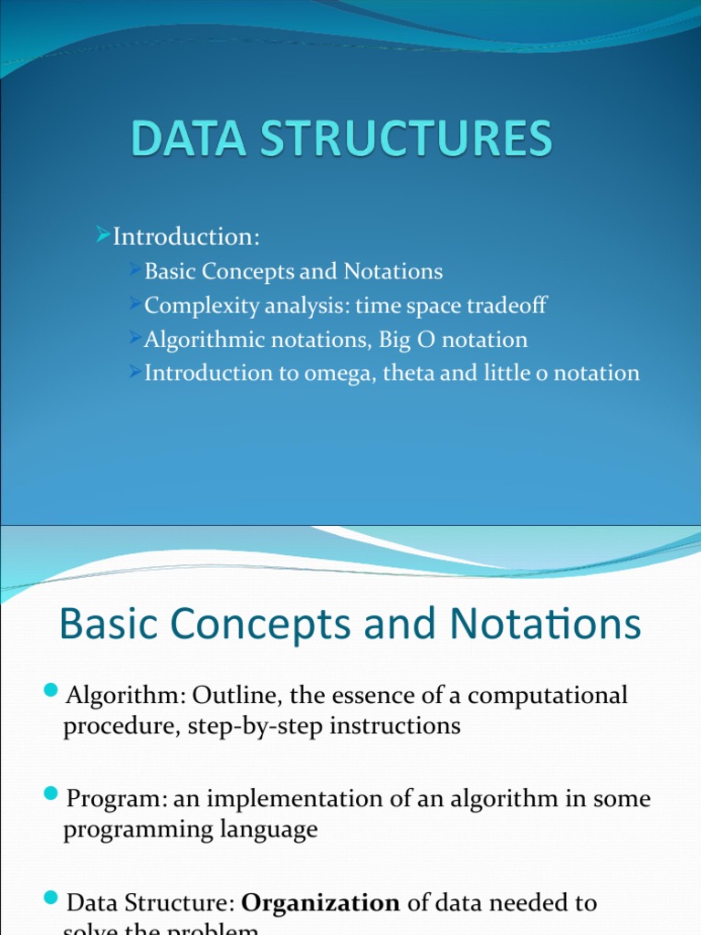 Basic Data Structure | PDF | Algorithms | Computer Data Storage