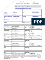 Request For Contract Change / Project Request