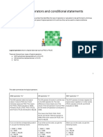 7 Logical Operators and Conditional Statements