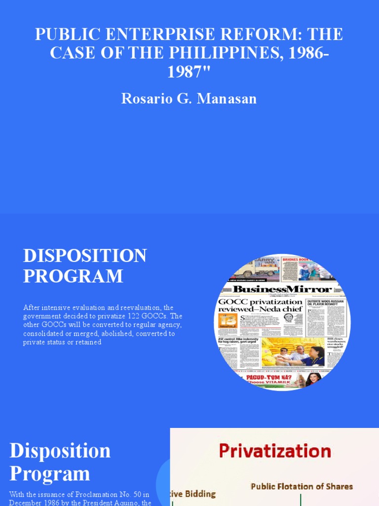 Public Enterprise PDF Privatization Securitization