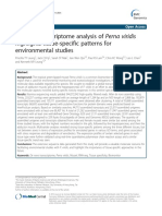 De Novo Transcriptome Analysis of Perna Viridis Highlights Tissue-Specific Patterns For Environmental Studies