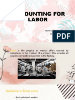 Accounting For Labor