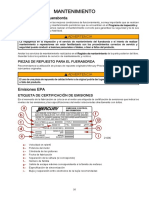 Mantenimiento 2.5 3.5CV 4T