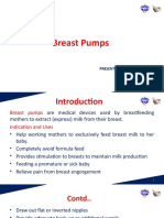 Breast Pumps: PRESENTED BY: Shristi Pantha
