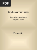 Psychoanalytic Theory: Personality According To Sigmund Freud