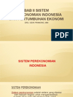 Bab II Sistem Perekonomian Indonesia Dan Pertumbuhan Ekonomi