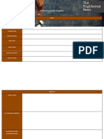 Performance Plan Template for Employee Reviews
