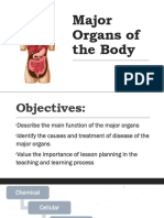 Major Organs of The Body