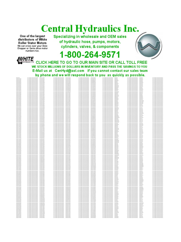Central Hydraulics Inc Download Free PDF Hydraulics Rotating Machines