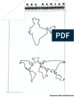 Outline World Map & Indian Map