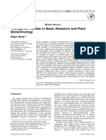 Transgenic Plastids in Basic Research and Plant Biotechnology