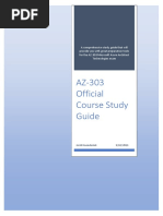 AZ-303 Official Course Study Guide