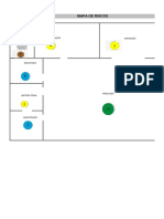 Mapa de riscos para banheiros, expedição e produção