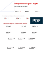 La Multiplicacion Guia 5