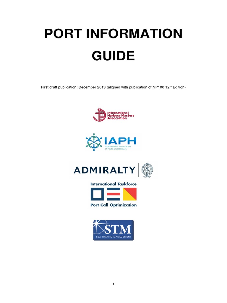 Port Information Guide Overview | PDF | Port | Tide