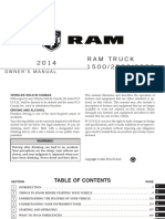 2014 RAM 1500-2500-3500 Truck Owner's Manual
