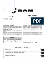 2016 Ram 1500-2500-3500 Truck Owner's Manual