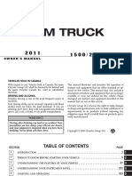 2011 Ram Truck 1500-2500-3500 Owner's Manual