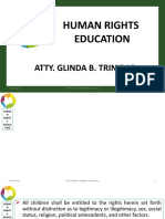 Human Rights Education: Atty. Glinda B. Trinidad