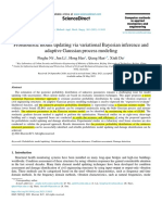 Probabilistic Model Updating Via Variational Bayesian Inference and Adaptive Gaussian Process Modeling