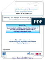 Manuel de Dimentionnement Assainissement