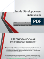 Plan de Développement Individuelle