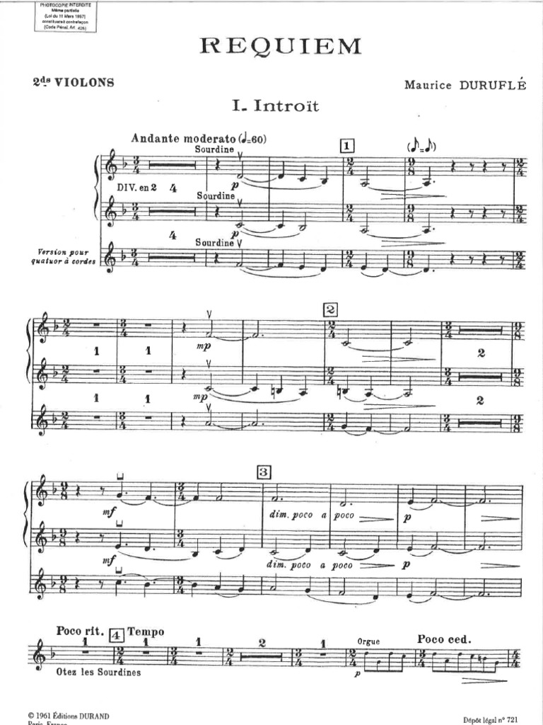 VLN 2 Durufle Requiem PDF