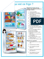 Description Image A Qui Est Ce Frigo Comprehension Ecrite Texte Questions Feuille Dexer - 136916