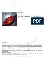 Ford Ka:: The Market Research Problem (C)