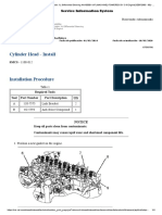 Cylinder Head - Install: Desarmado y Armado