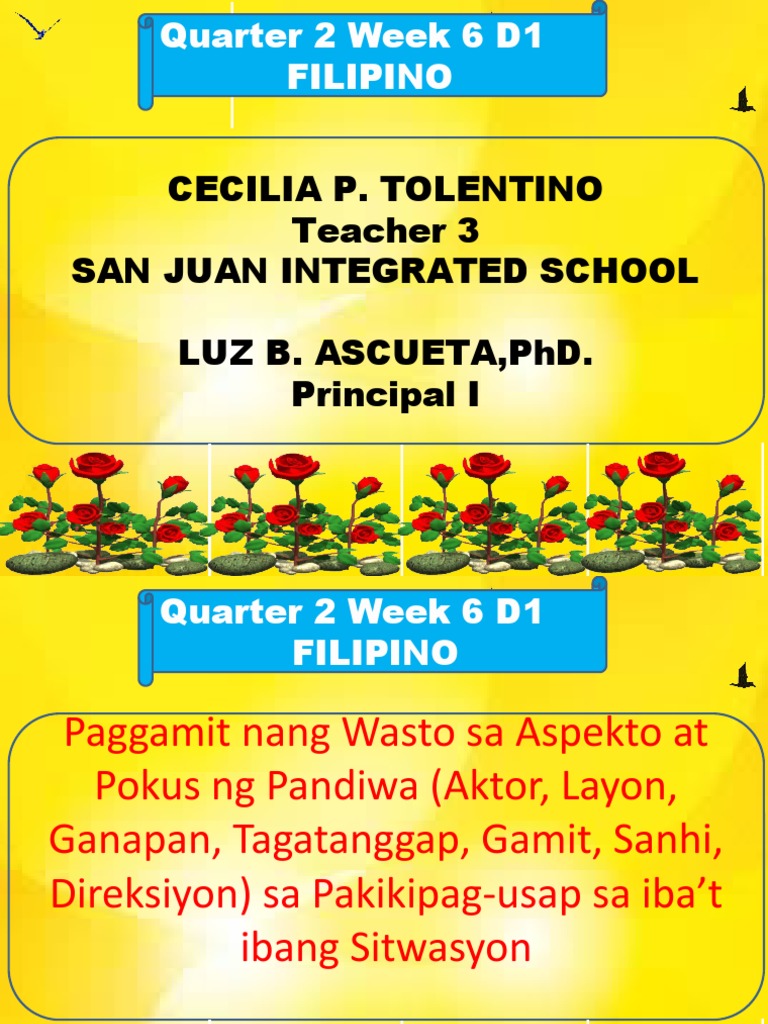 Nol Grade 6 PPT Esp q2 Final | PDF