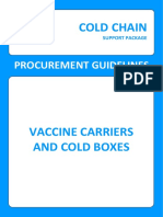 Cold Chain: Procurement Guidelines