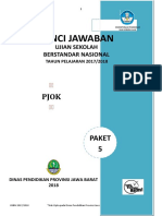 Kunci Jawaban Usbn - Pjok - Kur2013 - Paket 5