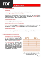 Digital Data Representation: Lesson 3