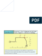 Diagrams V N M PRES Statics CHP4 VII EXMPL Frame Joint Sliding 07