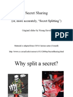 Secret Sharing: How to Safely Split and Refresh a Secret