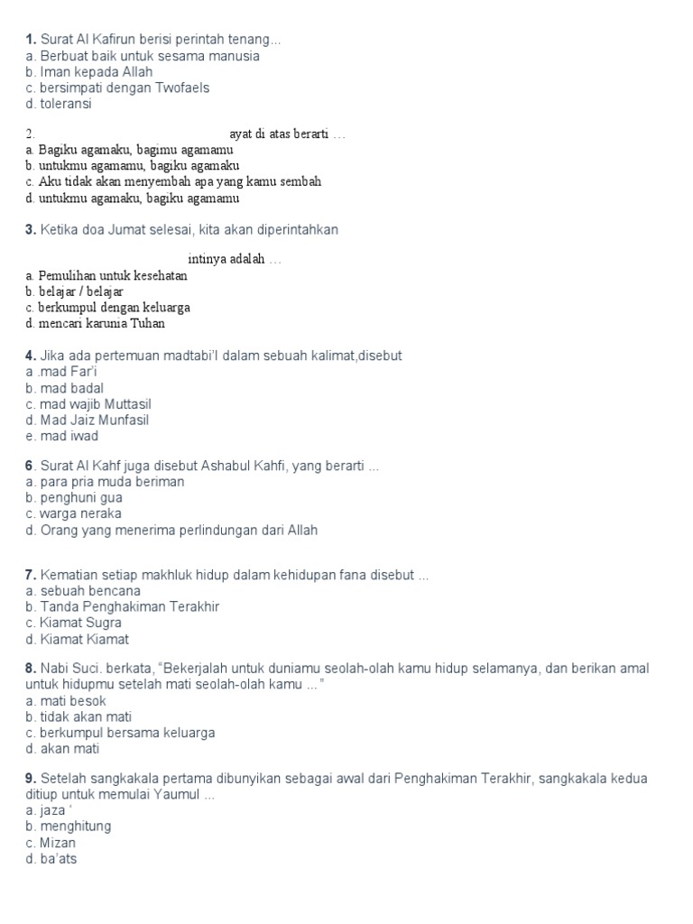 Download 63+ Contoh Surat Surat Al Kafirun Berisi Perintah Tentang... * Terbaru Gratis